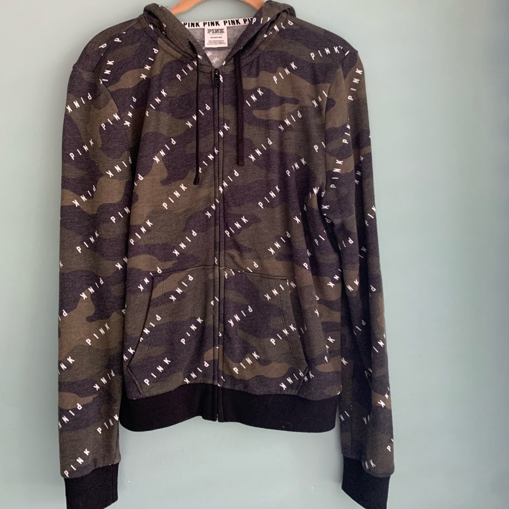 Green Camo PINK Soft Jacket